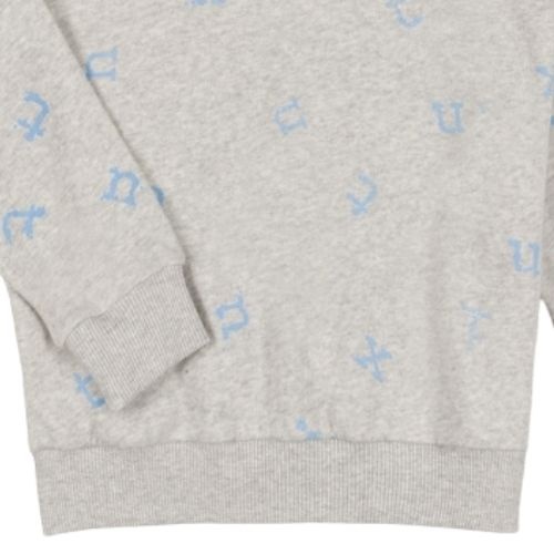 Nixnut stamp sweater grey | trui-4