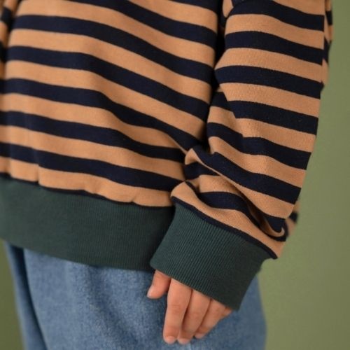 Nixnut rel sweater navy stripe | trui-3