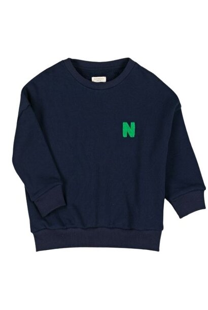 Nixnut ol sweater navy | trui