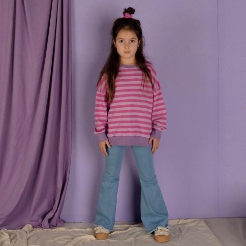 Nixnut rel sweater pinky stripe | trui-2