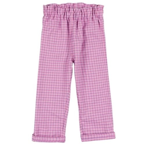 Nixnut ril pants lila checkered | broek-1