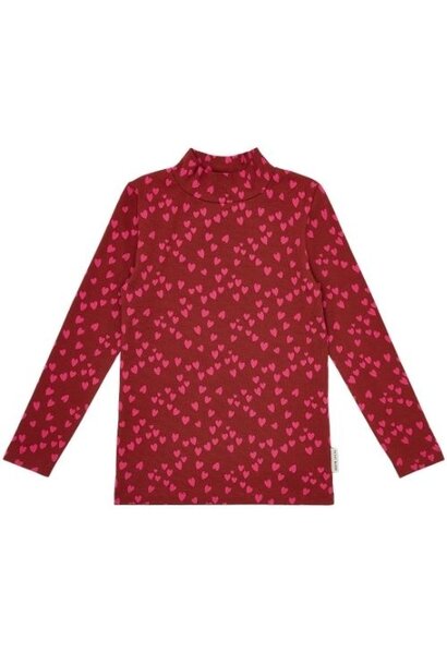 Petit Blush turtle neck love potion aop | shirt