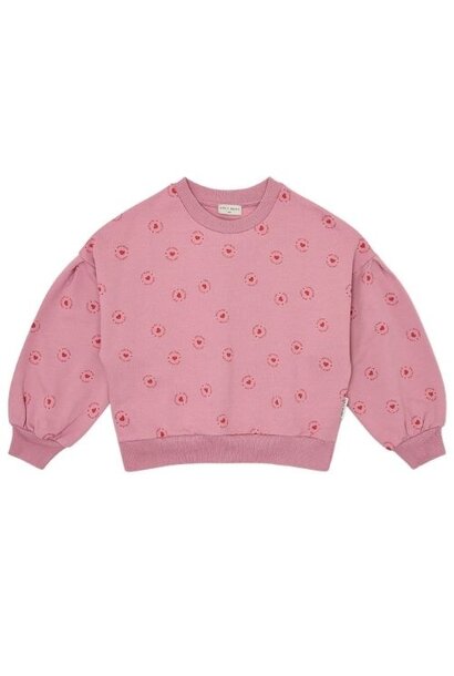 Petit Blush easy sweater love to love lilas | trui