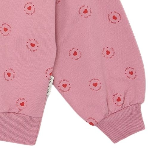 Petit Blush easy sweater love to love lilas | trui-9