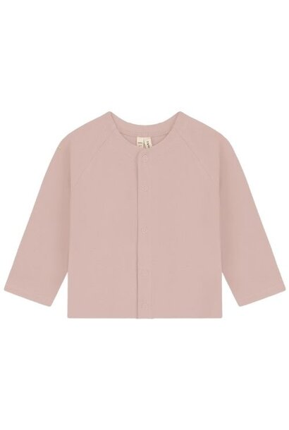 Gray Label baby raglan cardigan faded pink | vest