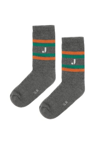 Jenest j sport socks dark grey melange | sokken