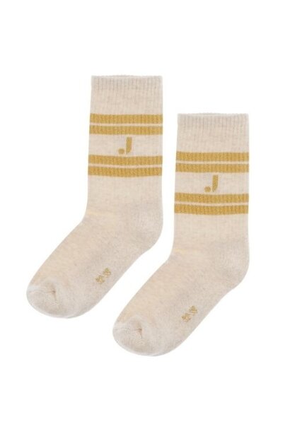 Jenest j sport socks ecru melange | sokken
