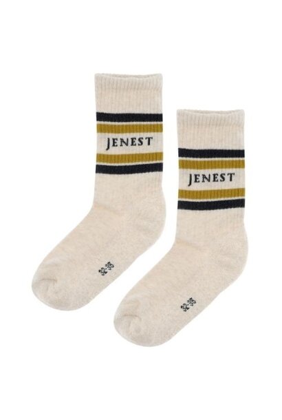Jenest jenest sport socks ecru melange | sokken