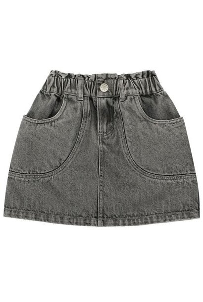 Jenest uma denim skirt grey wash | rok