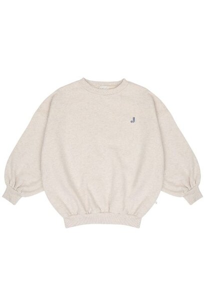 Jenest pippa sweater ecru melange | trui