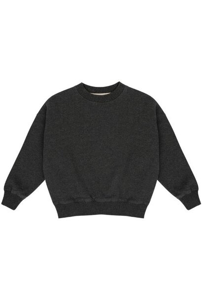 Jenest bird nr1 sweater dark grey melange | trui