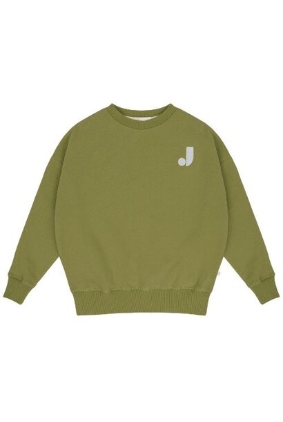 Jenest bird j sweater khaki green | trui
