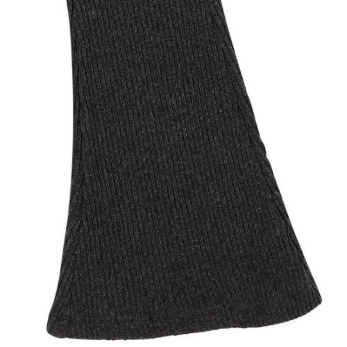 Jenest teddy flared legging dark grey melange | broek-7