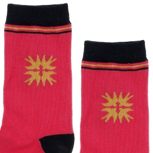 Jenest bird socks fuchsia pink | sokken-2