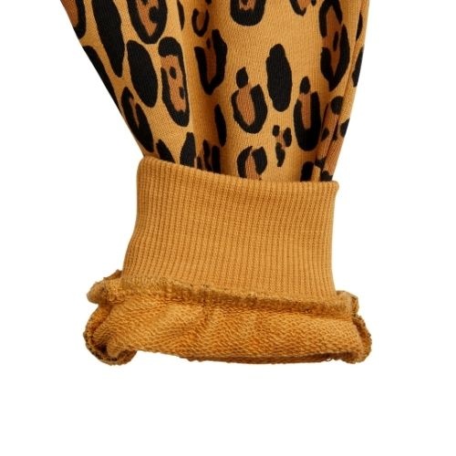 Mini Rodini basic leopard sweatpants beige | broek-5