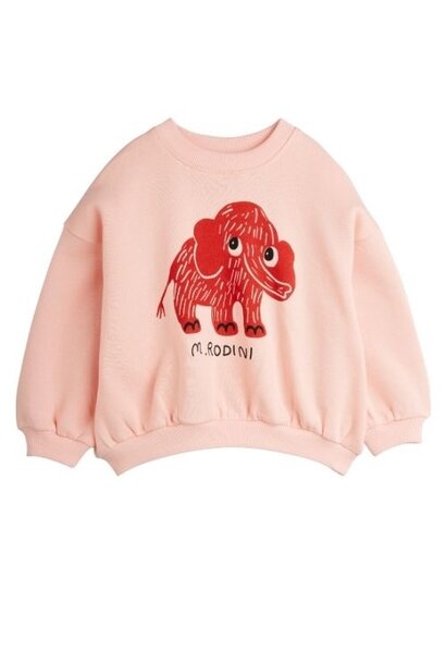 Mini Rodini mammoth sp sweatshirt pink | trui