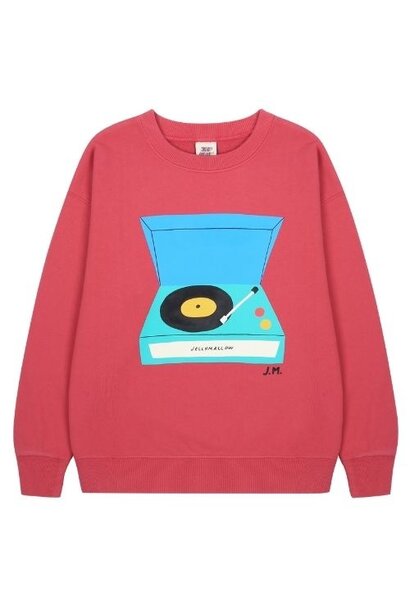 Jelly Mallow turntable sweatshirt rose | trui
