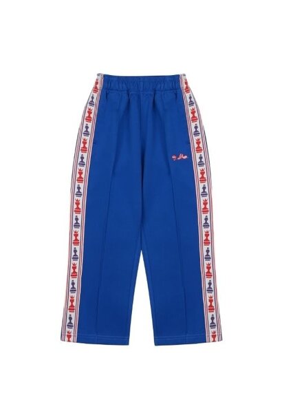 Jelly Mallow chess track pants blue | broek