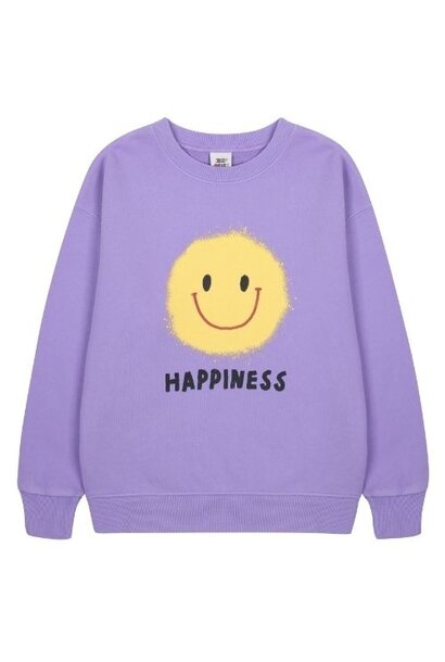 Jelly Mallow happiness sweatshirt purple | trui