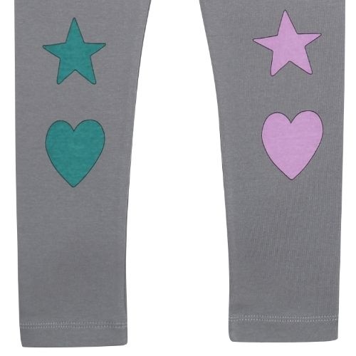 Jelly Mallow heart leggings grey | broek-4