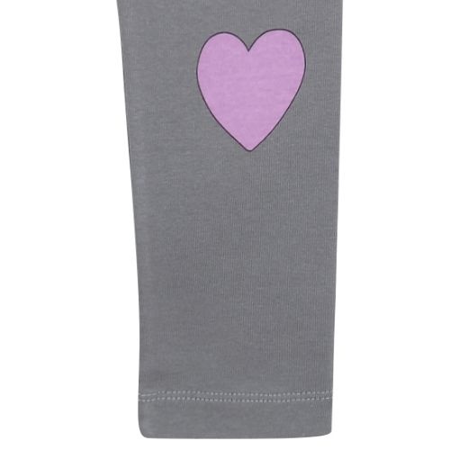 Jelly Mallow heart leggings grey | broek-5
