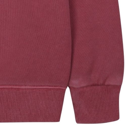 Jelly Mallow flying bird pigment sweatshirt burgundy | trui-6