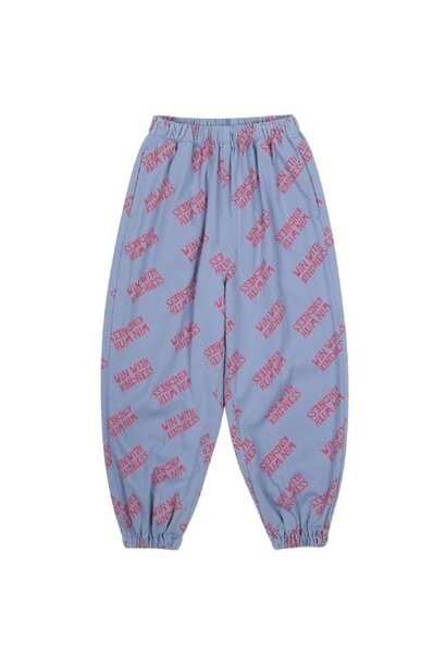 Jelly Mallow kindness aladdin woven pants blue | broek