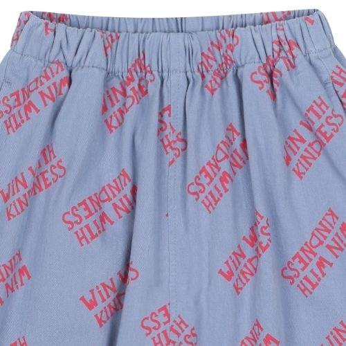 Jelly Mallow kindness aladdin woven pants blue | broek-3