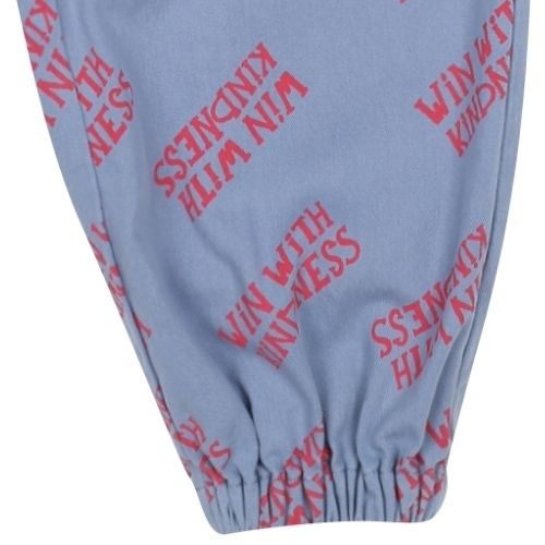 Jelly Mallow kindness aladdin woven pants blue | broek-6