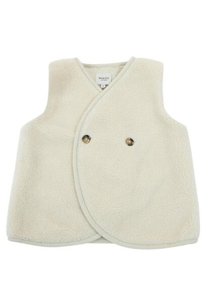 Donsje monty gilet cream | vest