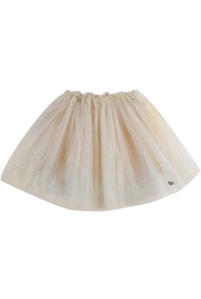 Donsje pien skirt off white metallic | rok