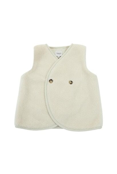 Donsje monty baby gilet cream | vest