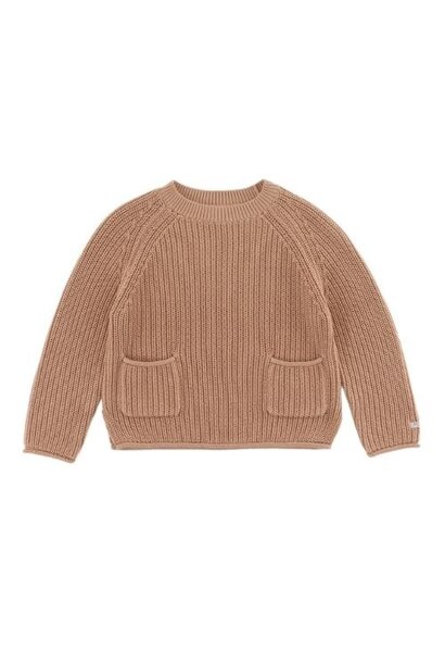 Donsje stella baby sweater rose mocha | trui