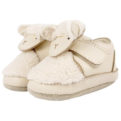 Donsje matijn sneakers lammy cream leather | baby schoenen-3