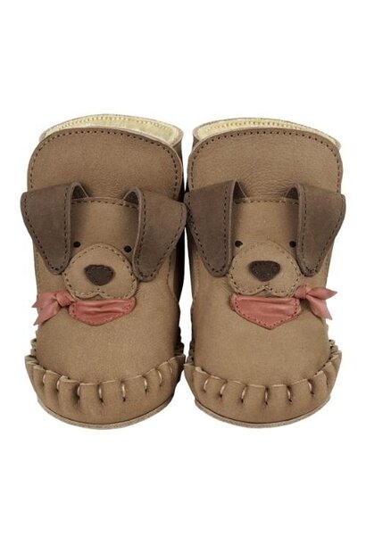 Donsje junus booties western dog truffle nubuck | baby schoenen