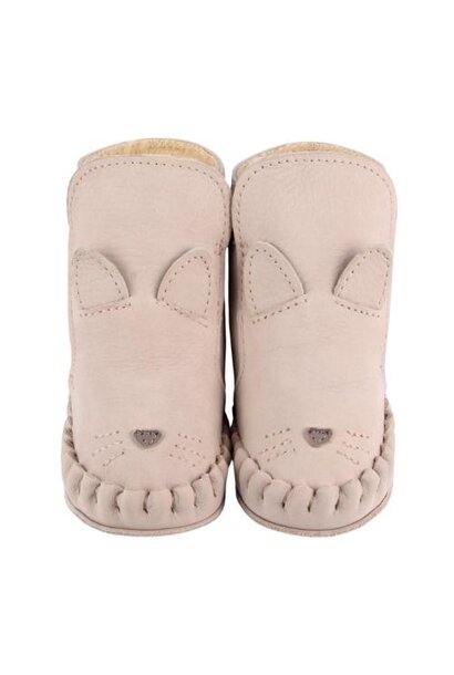 Donsje kapi classic booties cat lilac nubuck | baby schoenen