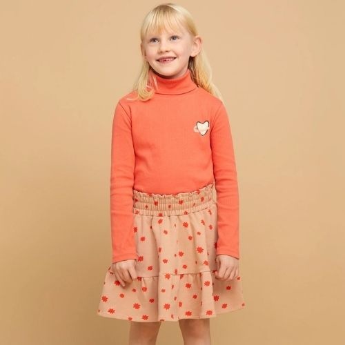 Sproet & Sprout smock skirt stardust print praline | rok-2