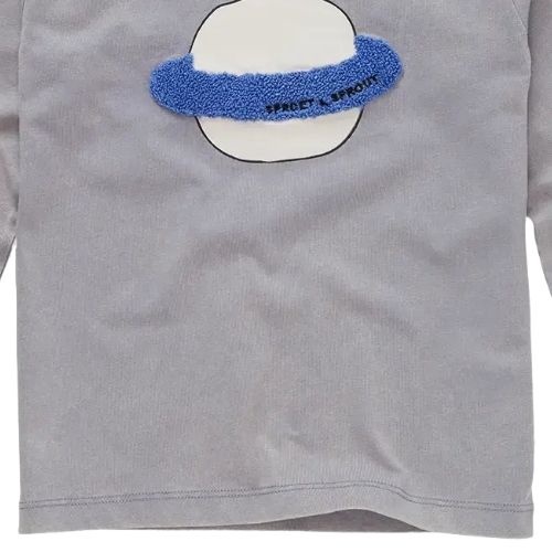 Sproet & Sprout t-shirt saturn stone grey | tee-6
