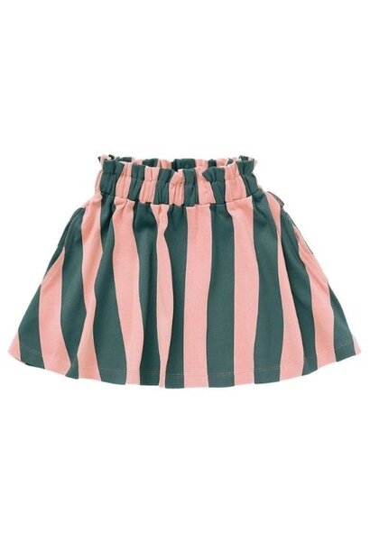 Sproet & Sprout paperbag skirt block stripe peach parfait | rok