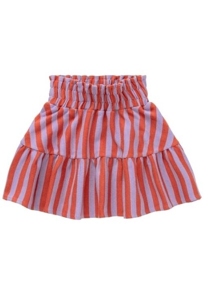 Sproet & Sprout smock skirt stripe lavender | rok