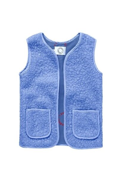 Sproet & Sprout girls teddy vest ultramarine | gilet