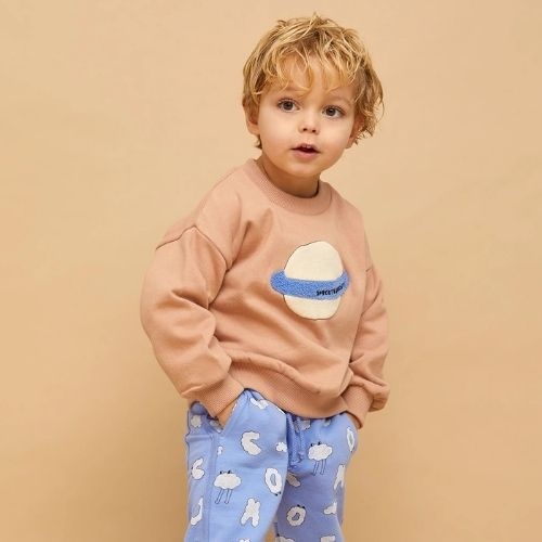 Sproet & Sprout sweatshirt saturn praline | trui-3