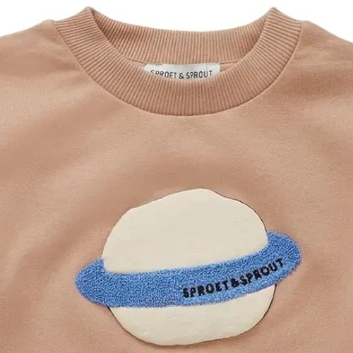 Sproet & Sprout sweatshirt saturn praline | trui-4