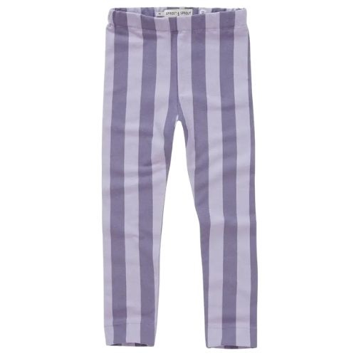Sproet & Sprout winter legging purple stripe lavender | broek-1