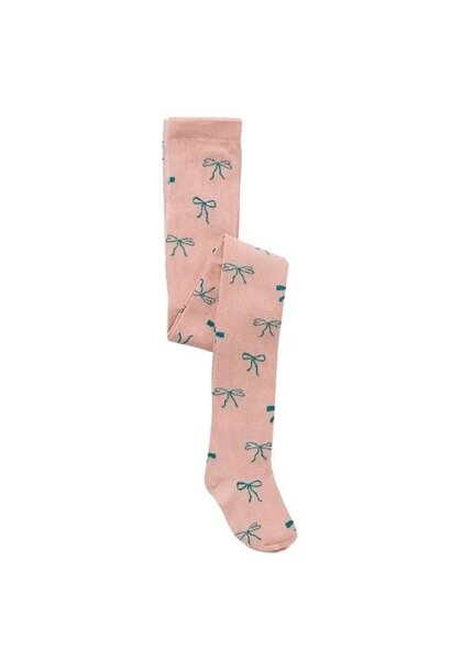 Sproet & Sprout tights bows peach parfait | maillot