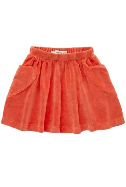 Sproet & Sprout skirt heart pockets grenadine | rok