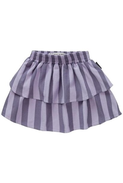 Sproet & Sprout skirt layers stripes lavender | rok