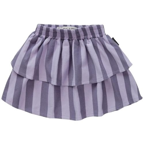 Sproet & Sprout skirt layers stripes lavender | rok-1