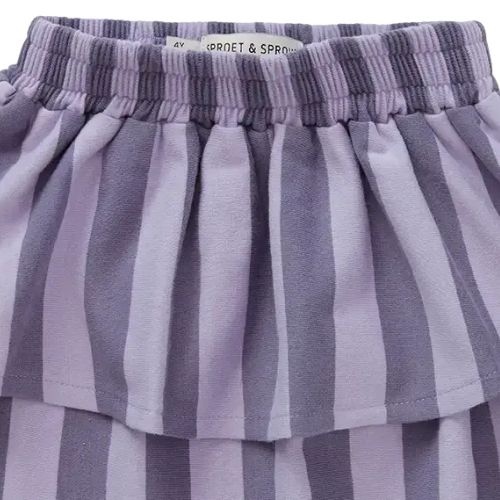 Sproet & Sprout skirt layers stripes lavender | rok-3