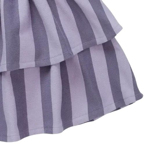 Sproet & Sprout skirt layers stripes lavender | rok-5